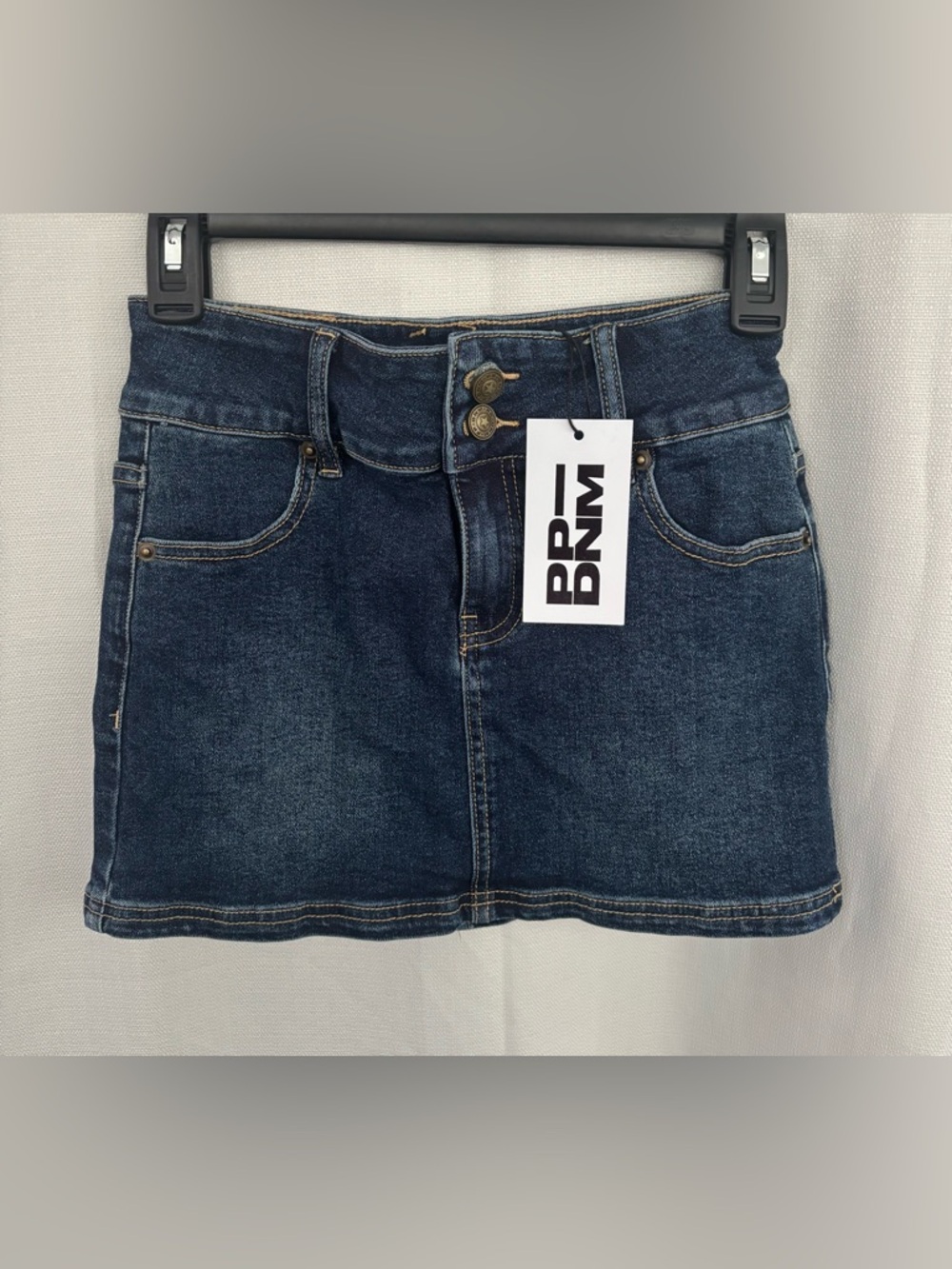 Princess Polly Dark Blue Denim Mini Skirt- NWT